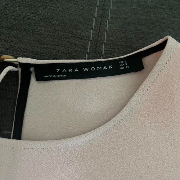 Classic Zara Baby Pink Blouse - Picture 3 of 4